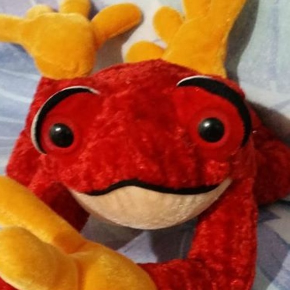 A stuffed frog isn't he just adorable - Picture 2 of 3